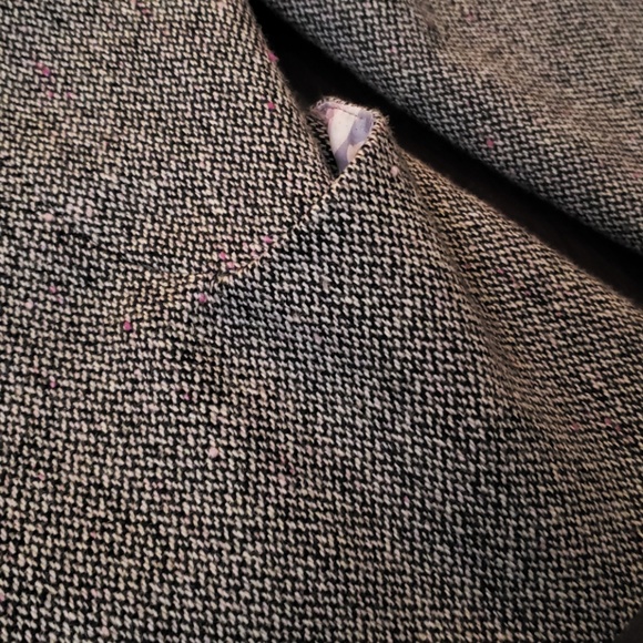 Gray wool blend blazer - Picture 5 of 6